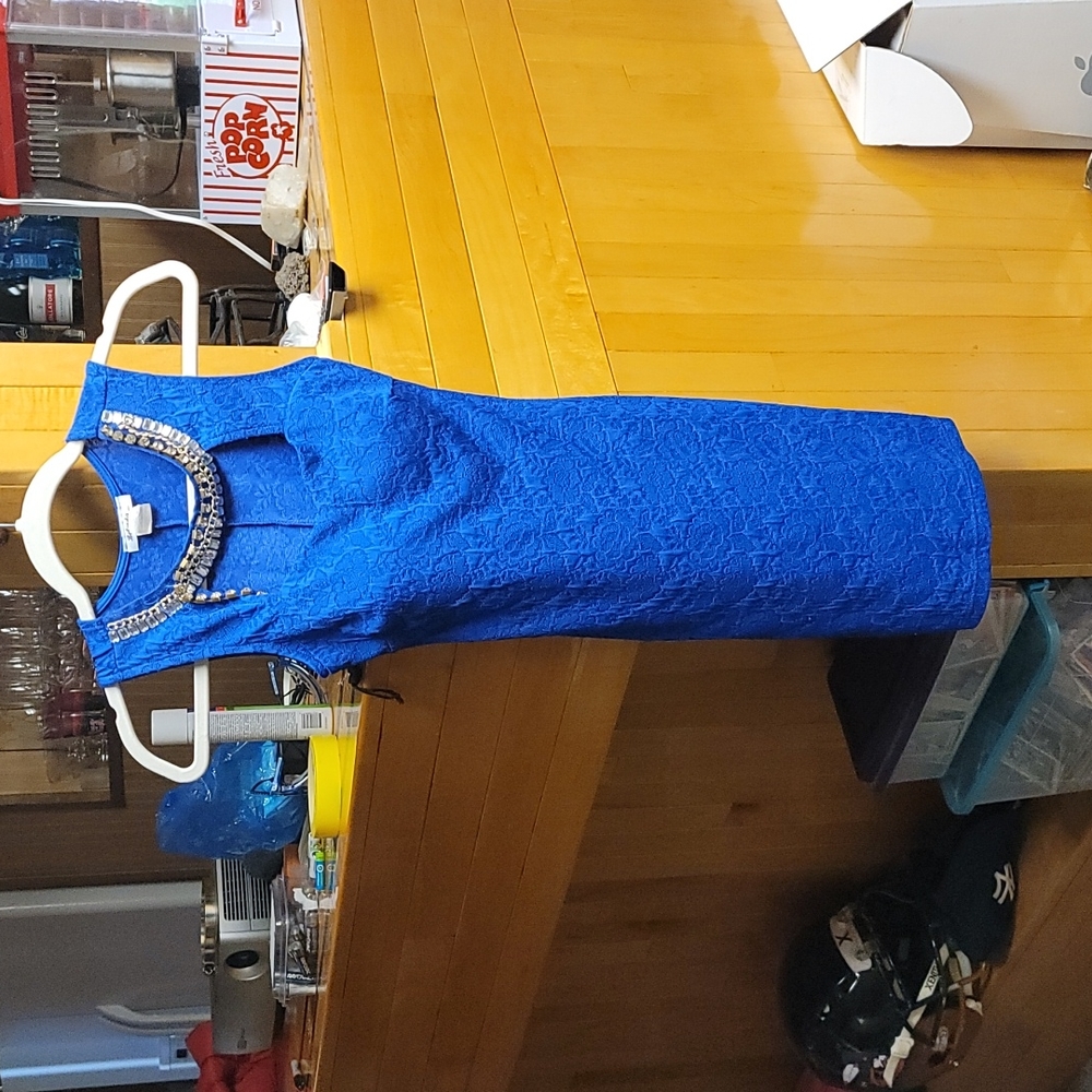 Blue dress